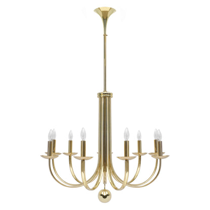Italian Brass Chandelier