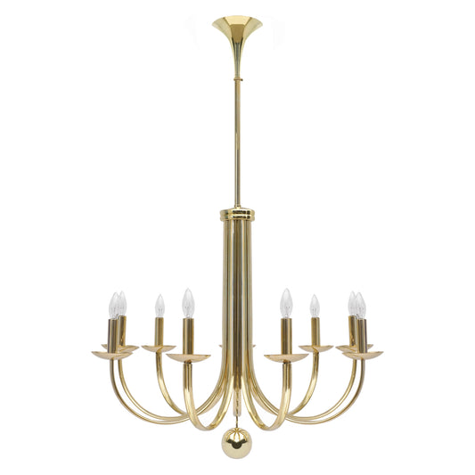 Italian Brass Chandelier