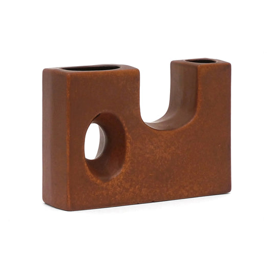 Terra Cotta Abstract Vase
