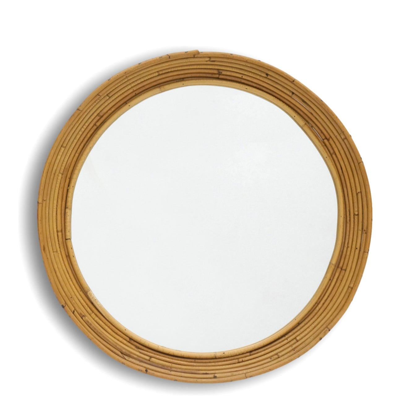 Circular Pencil Reed Mirror