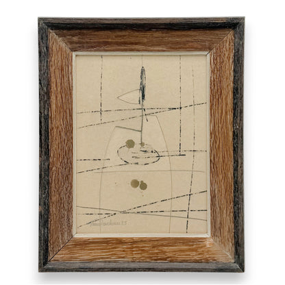 Abstract Original Drawing by Jean Marc Louis