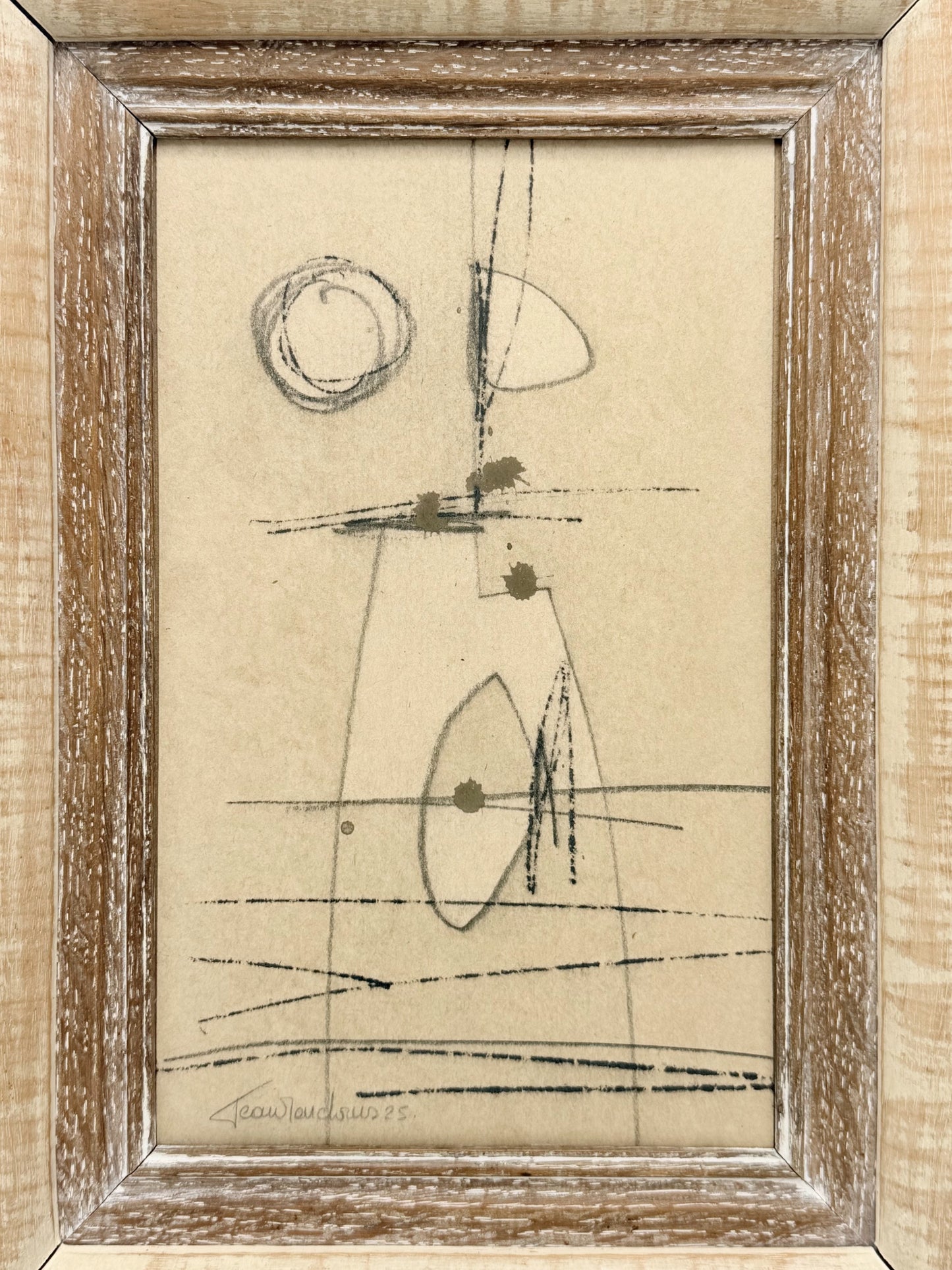 Oil Pastel Painting on Paper by Jean Marc Louis