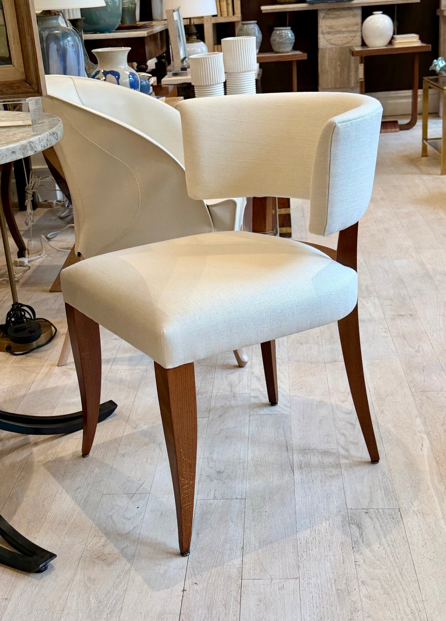 Upholstered French Art Deco Chair circa 1930