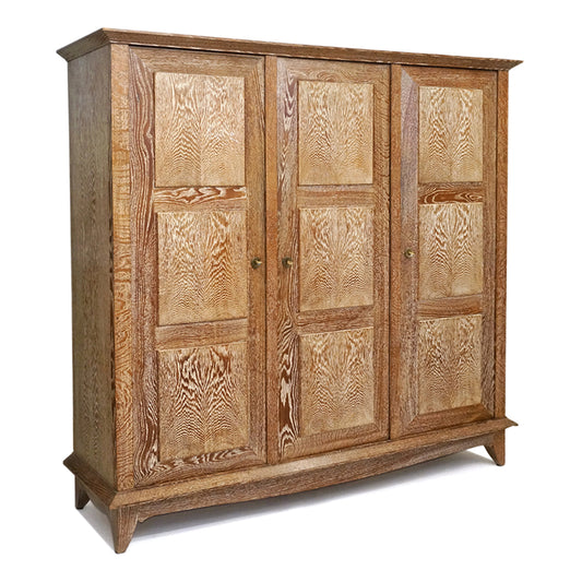 Cerused Oak Cabinet