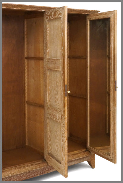 Cerused Oak Cabinet