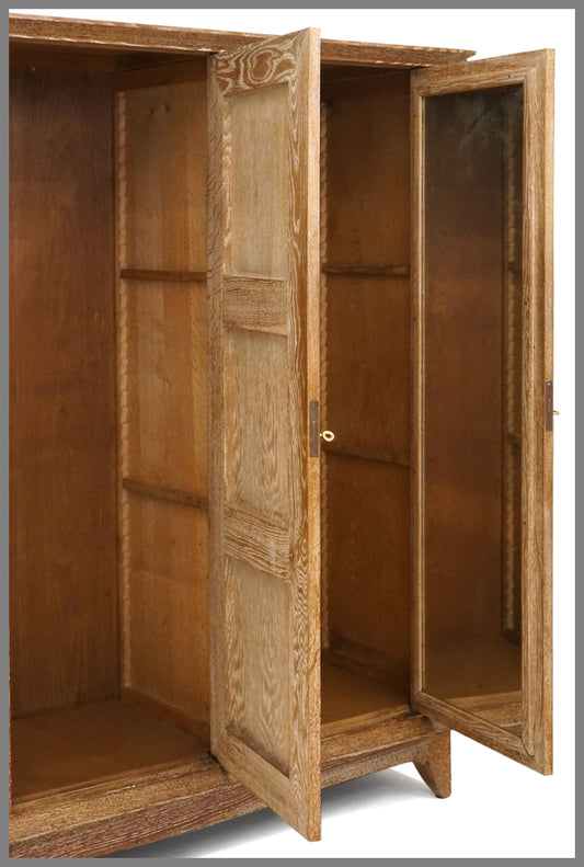 Cerused Oak Cabinet
