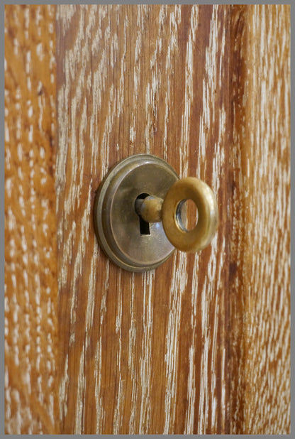 Cerused Oak Cabinet