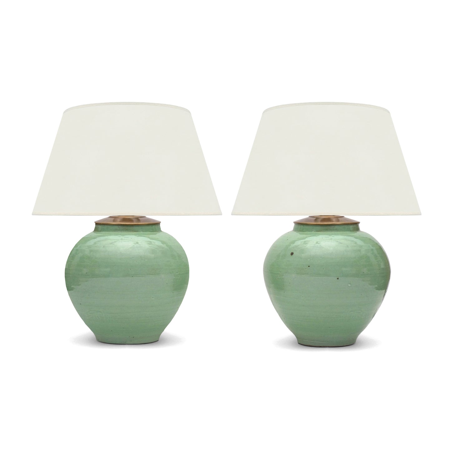 Medium Green Ceramic Table Lamps