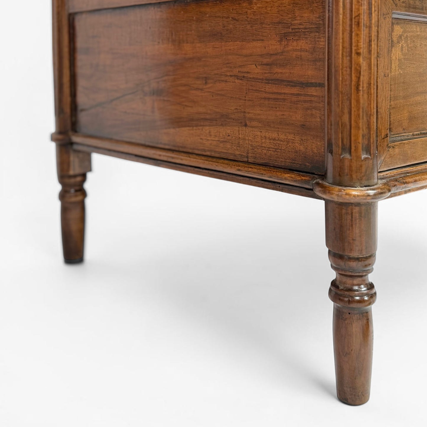 18th Century French Three Drawer Walnut Commode