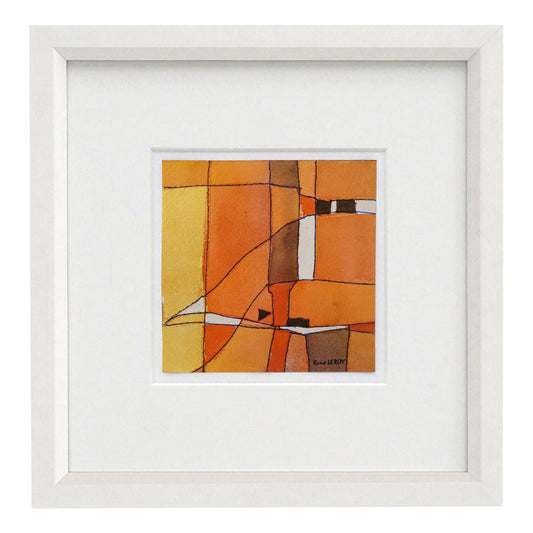 Abstract Watercolor Painting