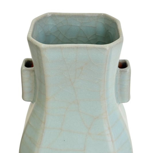 Celadon Crackle Glaze Vase