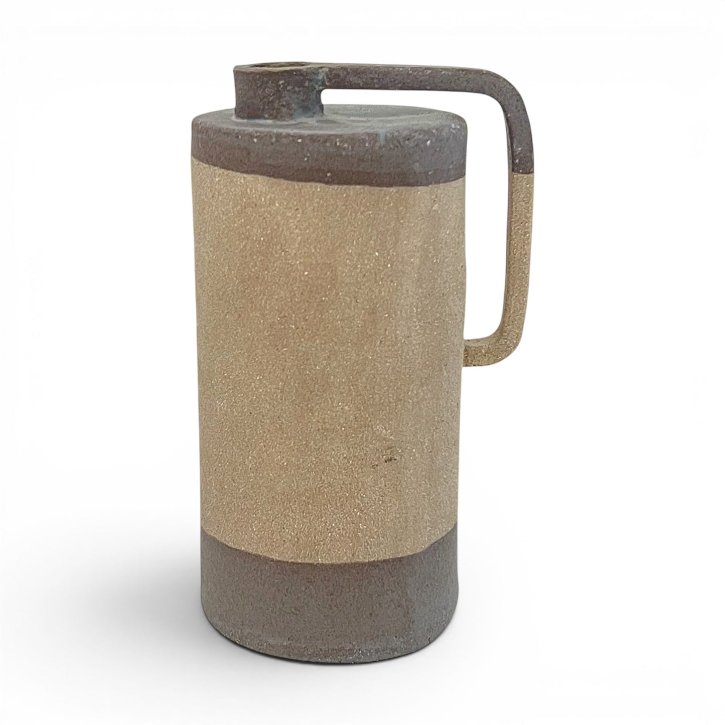 Stoneware Jug Vase with Handle