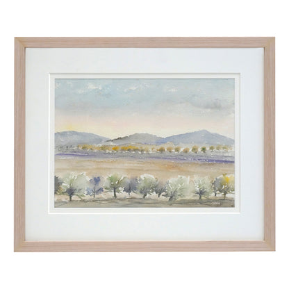 French Watercolor Landscape