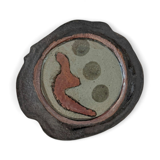 Abstract Stoneware Platter