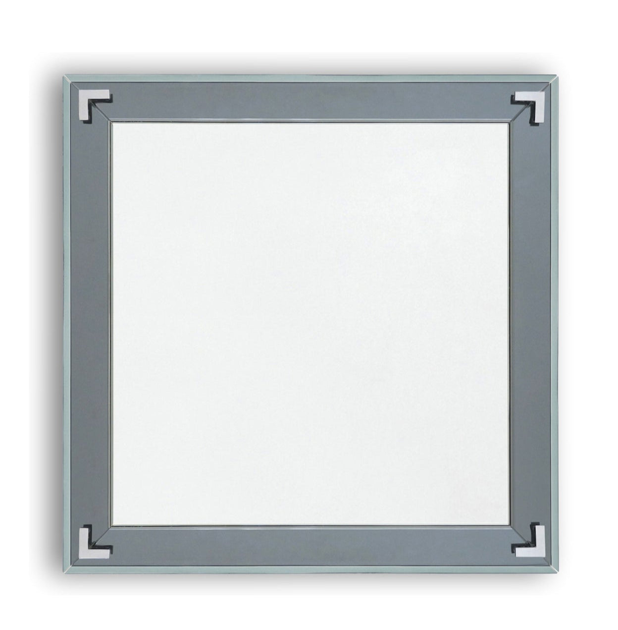 Square Italian Mirror with Mirrored Borders