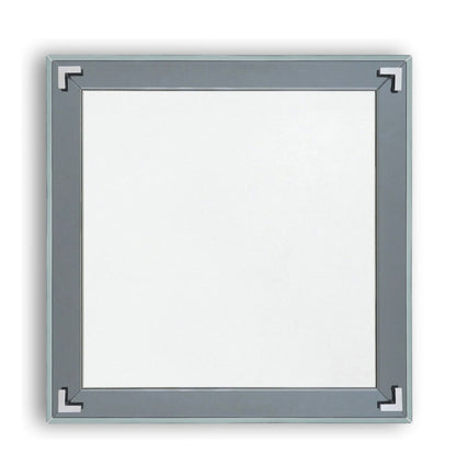 Square Italian Mirror with Mirrored Borders