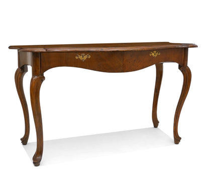 Italian Walnut Console Table