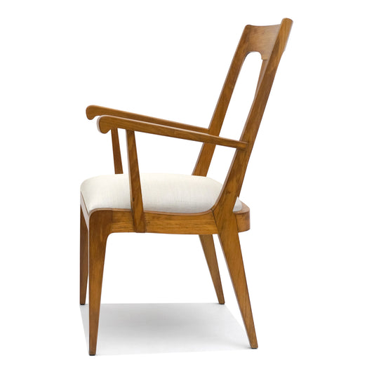 Italian Hardwood Armchair