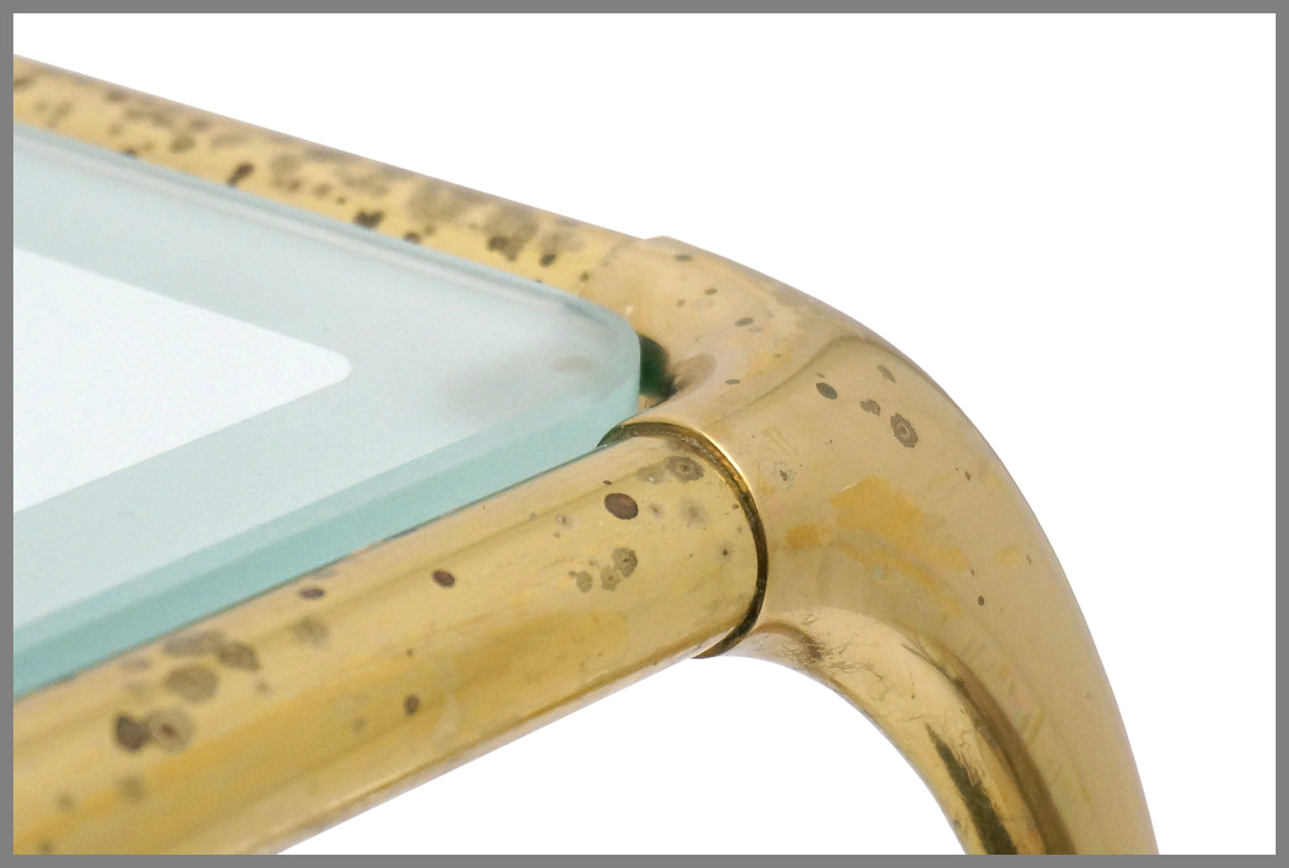 Italian Brass Two-Tiered Tables
