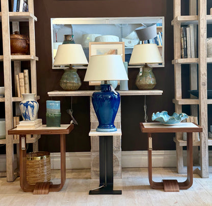 Blue Ceramic Table Lamp