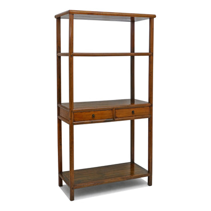 19th Century Chinese Wood Etagere