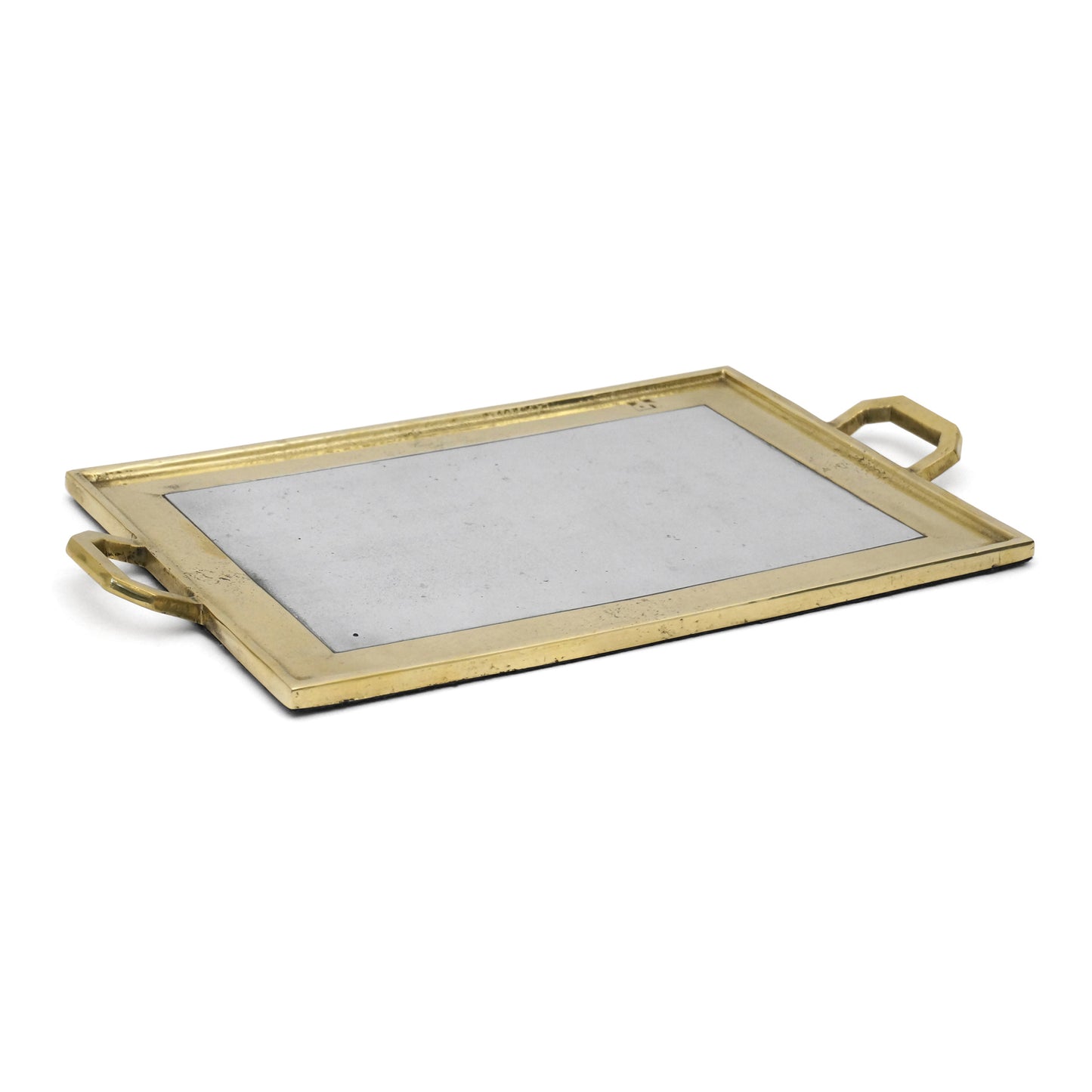 Aluminum and Brass Tray by David Marshall