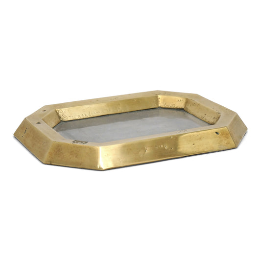 Small Octagonal Metal Tray by David Marshall