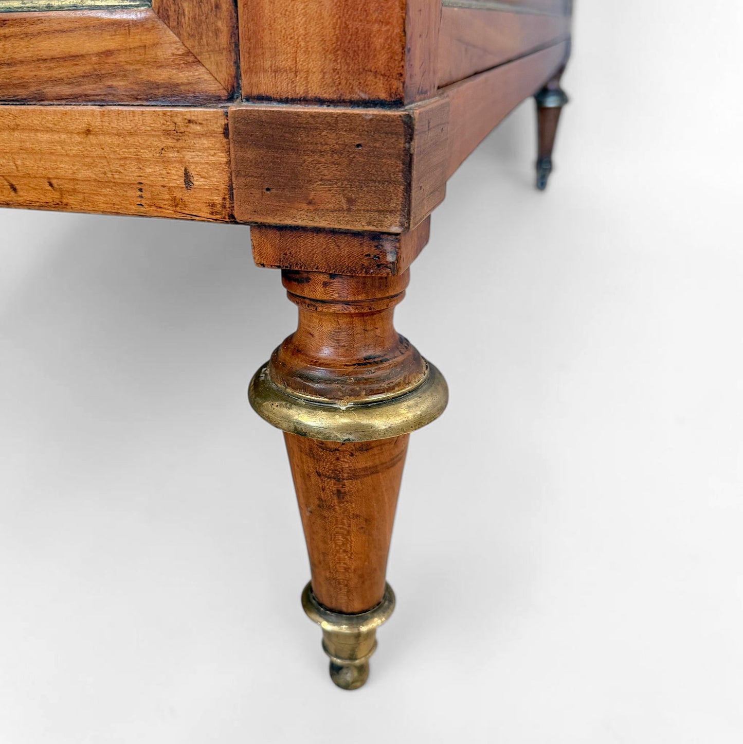 18th Century French Walnut Commode with Marble Top