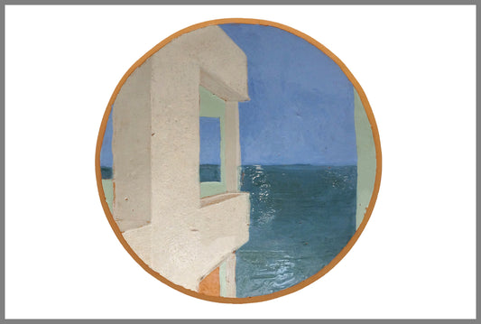 Scenic Terra Cotta Plate