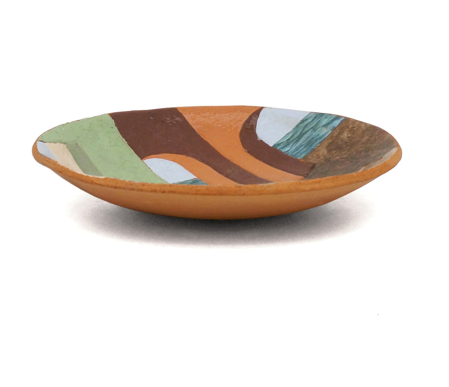 Scenic Terra Cotta Plate