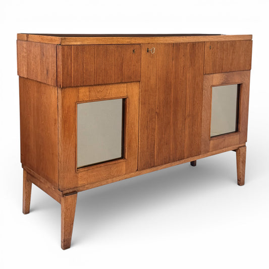 Italian Walnut Sideboard with Grissinato Carving