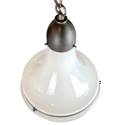 Set of Three Opaline Pendant Lights