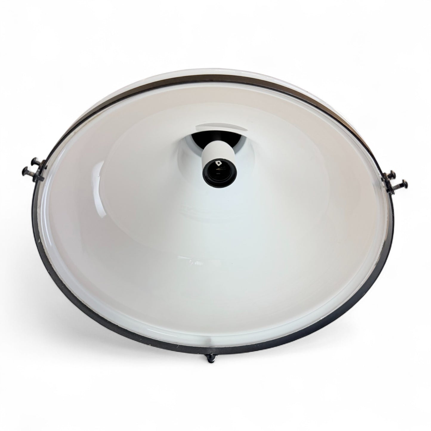 Set of Three Opaline Pendant Lights