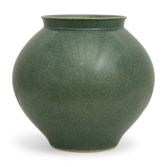 Oversize Green Ceramic Vase