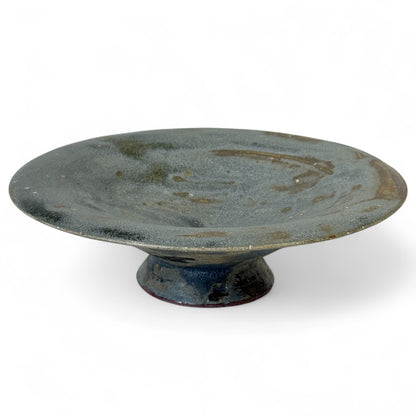Blue Terra Cotta Compote