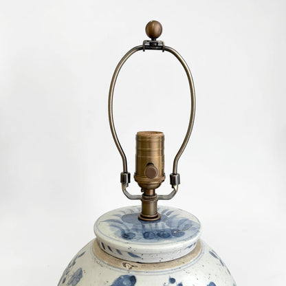 Blue & White Chinoiserie Ginger Jar Table Lamp