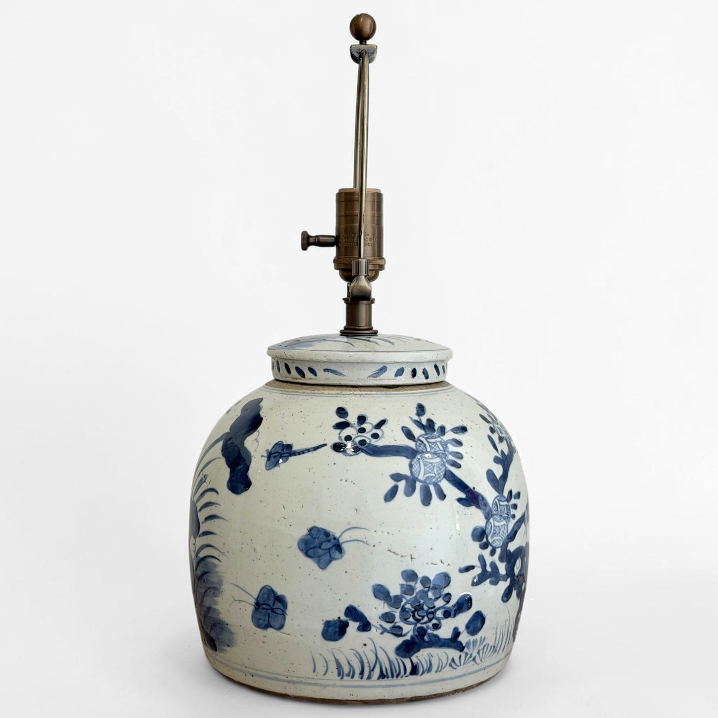 Blue & White Chinoiserie Ginger Jar Table Lamp