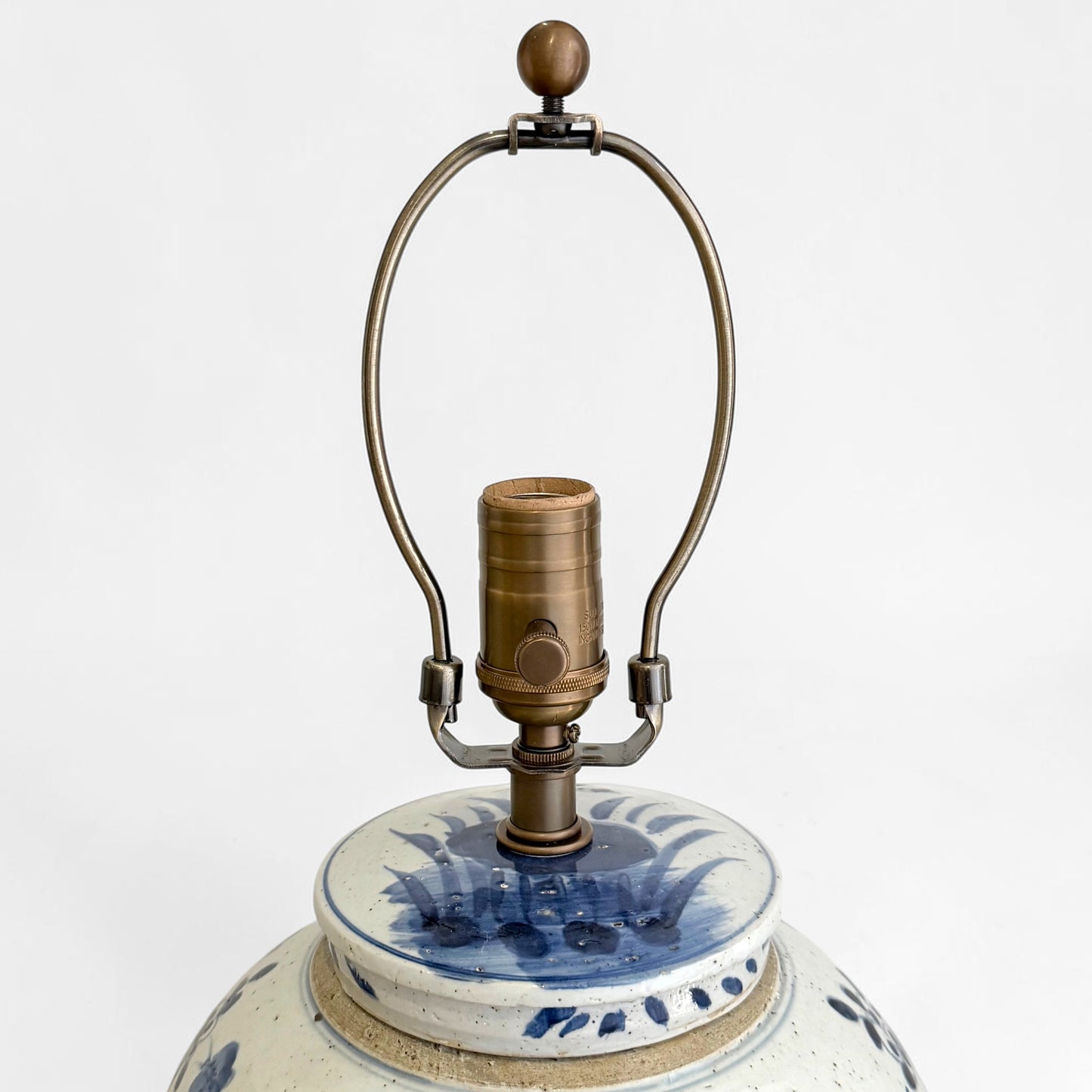 Blue & White Chinoiserie Ginger Jar Table Lamp