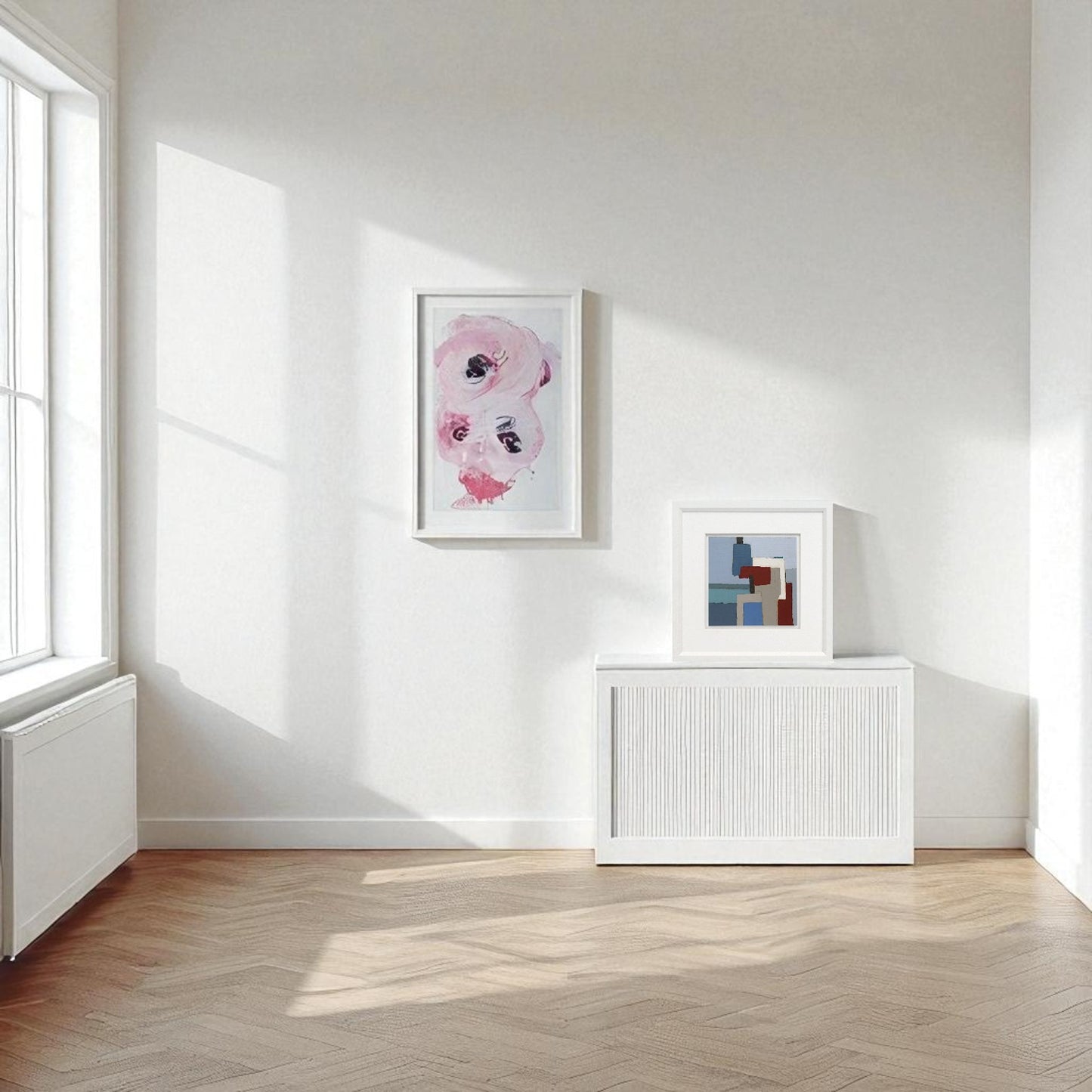 Abstract French Oil Painting by Frederique Marteau