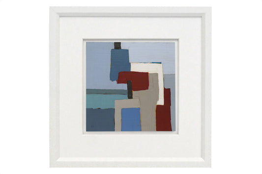 Abstract French Oil Painting by Frederique Marteau