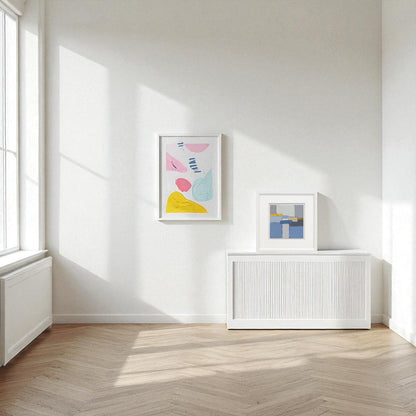 Abstract French Oil Painting by Frederique Marteau