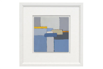 Abstract French Oil Painting by Frederique Marteau