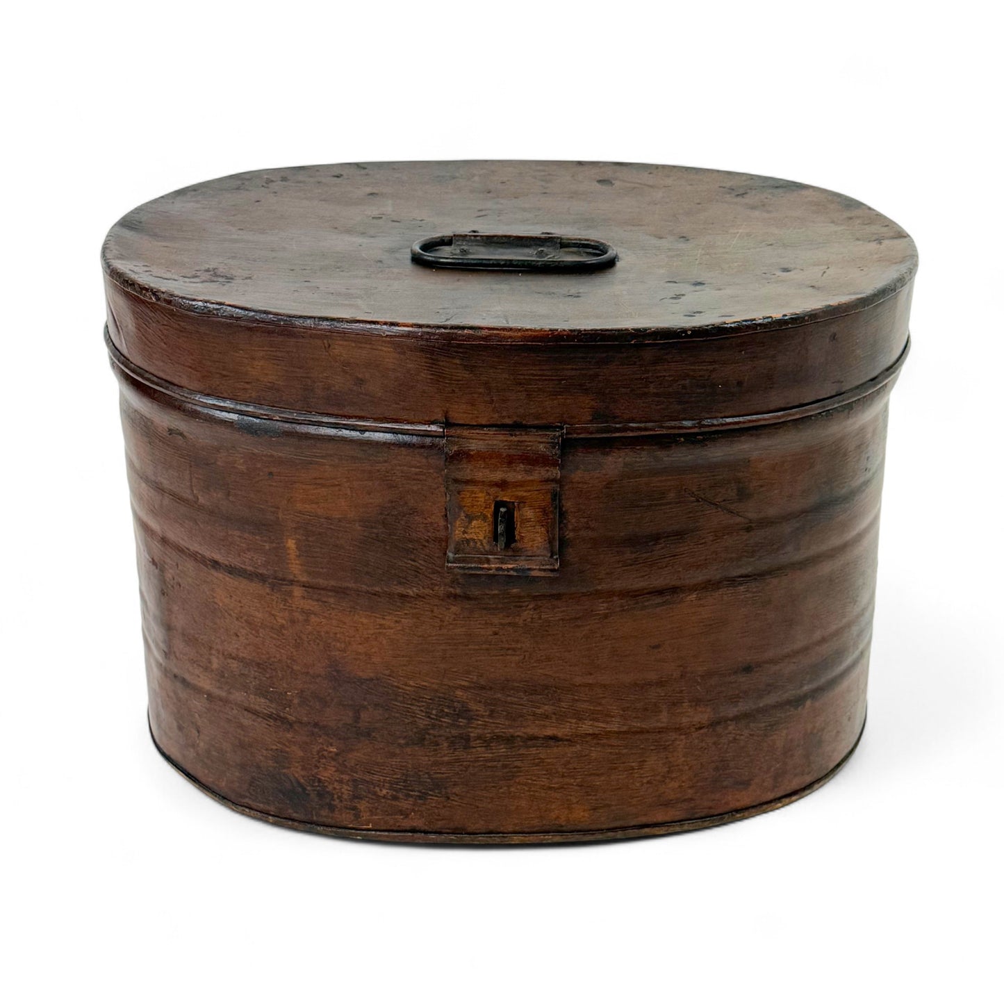 Antique Tin Hat Box
