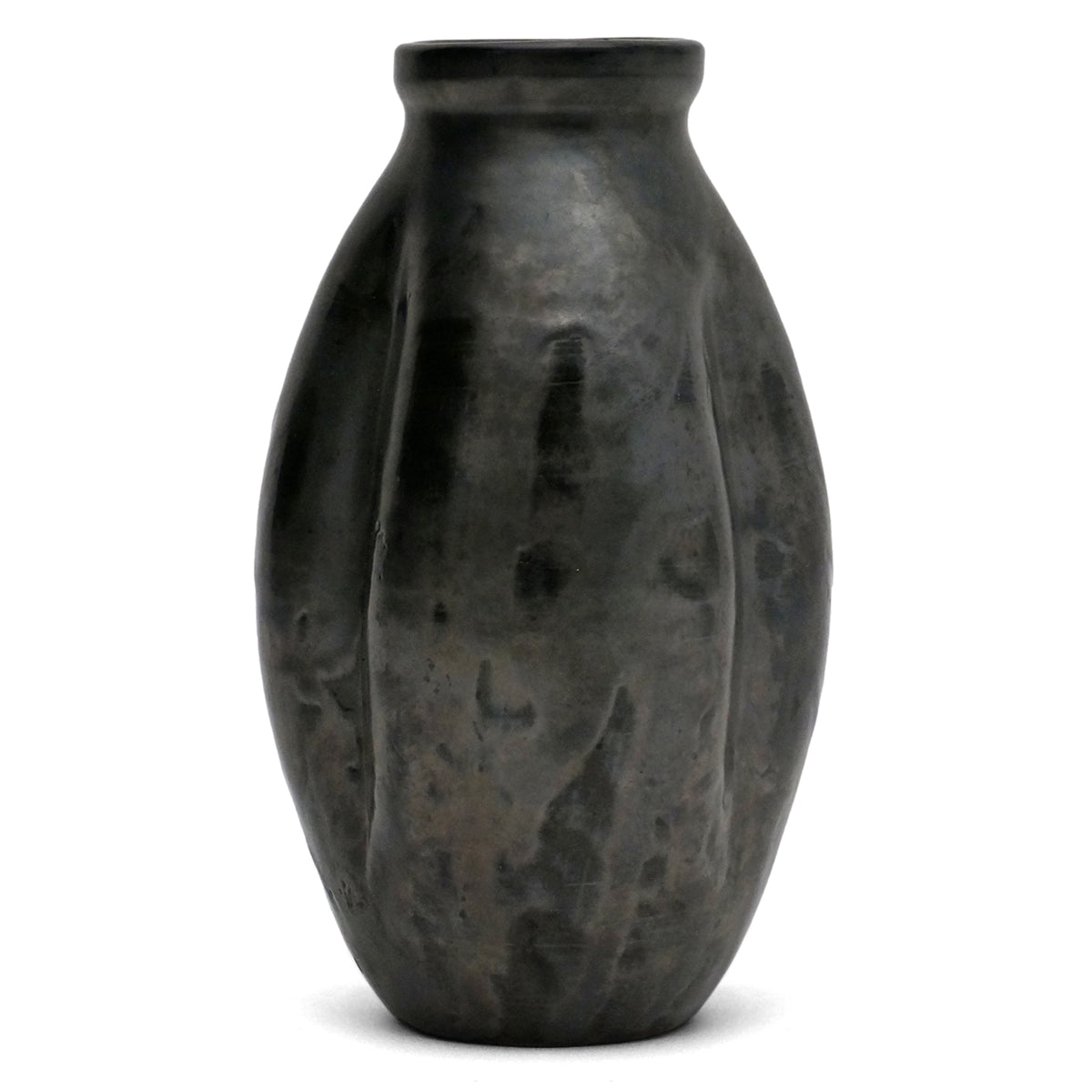 Vintage Black Ceramic Vase