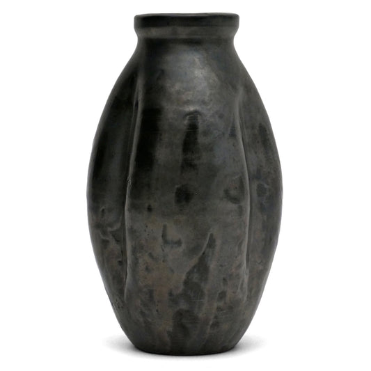 Vintage Black Ceramic Vase