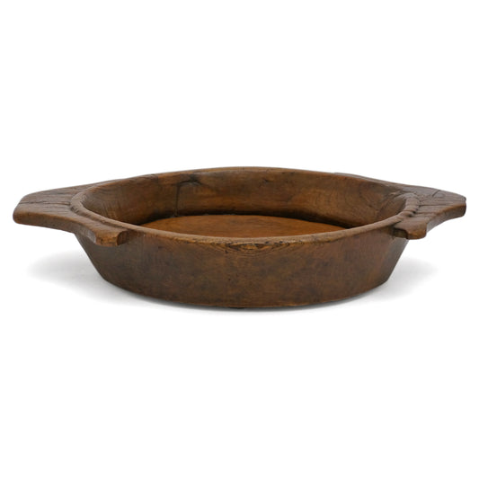 Rustic Round Wooden Tray