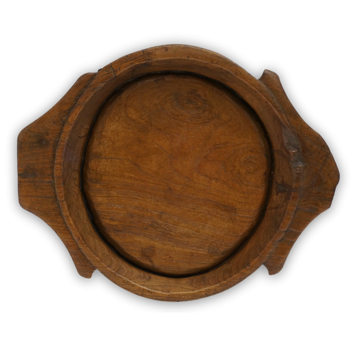 Rustic Round Wooden Tray