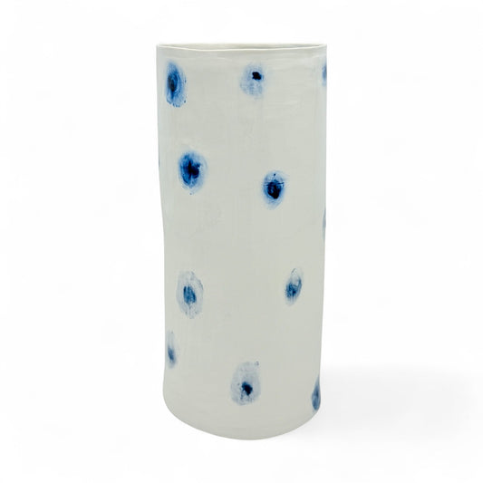 Tall Porcelain Cylinder Vase