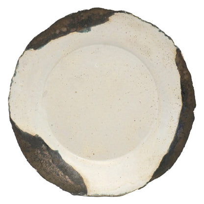 White and Black Ceramic Platter