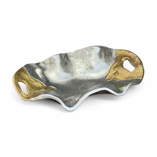Free Form Metal Bowl by David Marshall